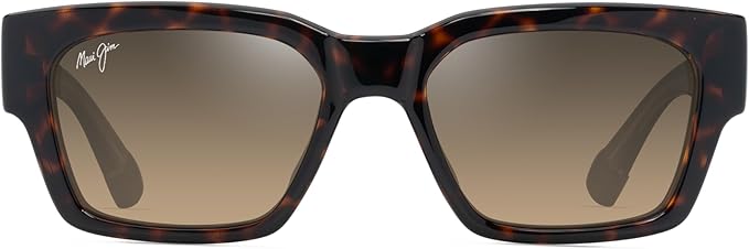 Maui Jim Polarized Men's and Women's Kenui Rectangular Sunglasses
