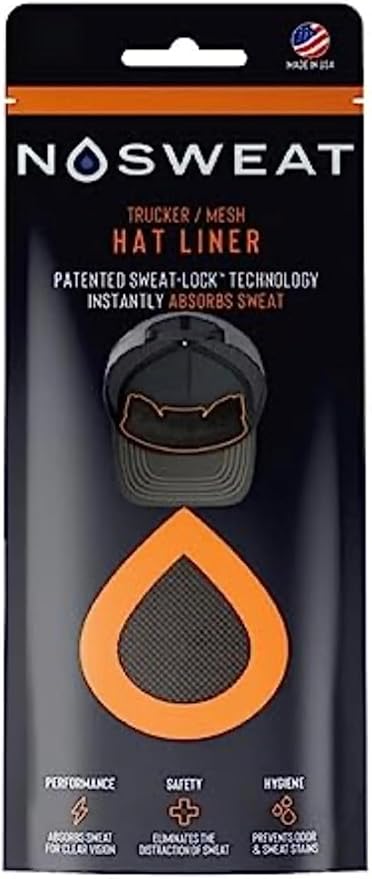 Trucker Hat Sweat Liner & Mesh Hat Sweat Guard Bands | Prevents Odor & Stains | Made in The USA - 3 | 6 | 12 | 25 Pack