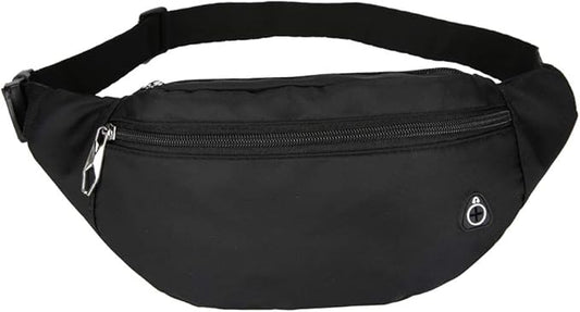 DAITET Crossbody Fanny Pack for Men&Women,Large Waist Bag & Hip Bum Bag with Adjustable Strap for Outdoors Workout Traveling Casual Running Hiking Cycling
