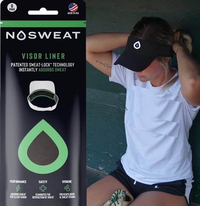 Trucker Hat Sweat Liner & Mesh Hat Sweat Guard Bands | Prevents Odor & Stains | Made in The USA - 3 | 6 | 12 | 25 Pack
