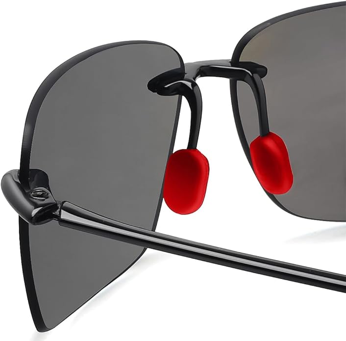 WISTON Sports Polarized Sunglasses for Men Women Tr90 Rimless Frame for Running Fishing Baseball Driving W8001