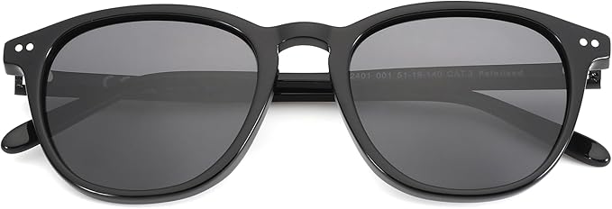 ZENOTTIC Round Polarized Sunglasses Women: UV400 Protection Classic Retro Circle Shades for Driving Fishing Golf Fashion