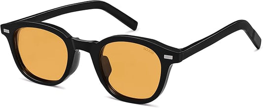 SOJOS Retro Square Sunglasses for Women Men Vintage Shades UV Protection Sunnies SJ2316