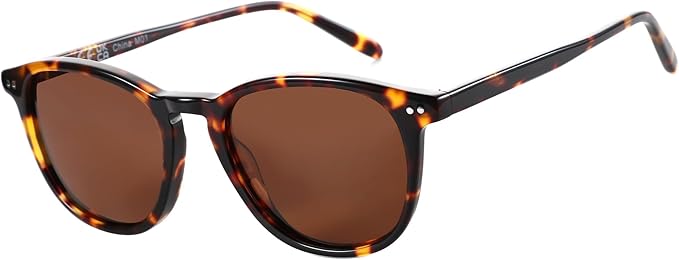 ZENOTTIC Round Polarized Sunglasses Women: UV400 Protection Classic Retro Circle Shades for Driving Fishing Golf Fashion