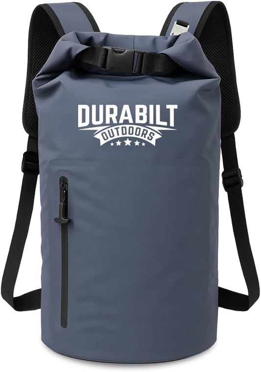 20L Waterproof Cooler Roll Top Backpack Sack, Heavy-Duty Soft Insulated Bag Doubles as Dry Bag, Holds 14+ Cans and Room for ice, Ideal for Boating, Fishing, Kayaking, Hiking, Beach, Camping