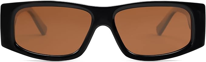 SOJOS Trendy Y2K Rectangle Polarized Sunglasses for Women Men Fashion Designer Rave Sunglasses SJ2228