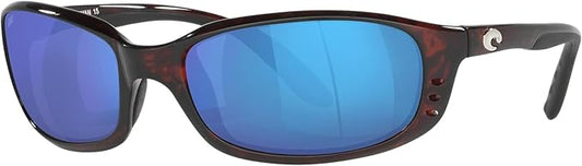 Costa Del Mar Sunglasses for Men - Brine Mens Polarized Sunglasses - Fishing, Boating & Beach UV Protection - Size 59-580G