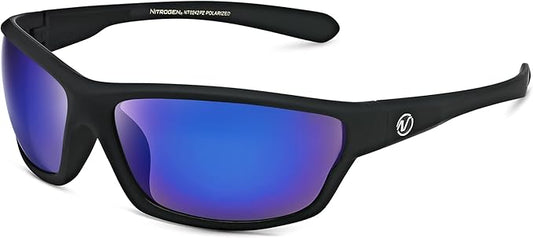 Nitrogen Polarized Wrap Around Sport Sunglasses for Men Women UV400 Driving Fishing Running Sun Glasses