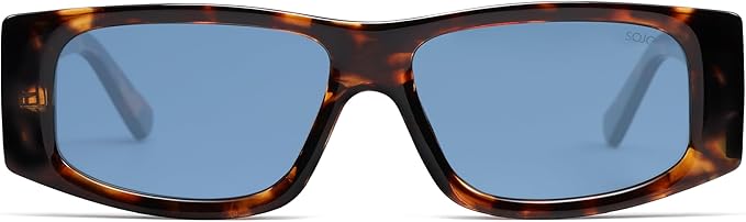 SOJOS Trendy Y2K Rectangle Polarized Sunglasses for Women Men Fashion Designer Rave Sunglasses SJ2228