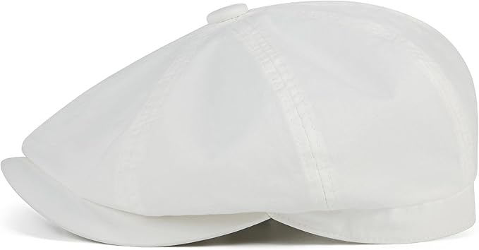 BOTVELA Men's Newsboy Gatsby Hat Cotton Vintage Flat Ivy Cabbie Cap