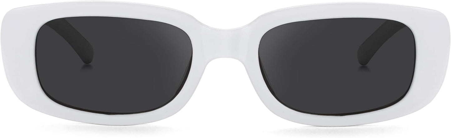 Kursan Small Rectangle Sunglasses for Women Men Square Frame Sun Glasses – 100% UV400 Protection