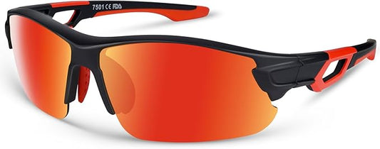 BEACOOL Polarized Sports Sunglasses for Men Women Youth Baseball Cycling Running Driving Fishing Golf Motorcycle TAC Glasses