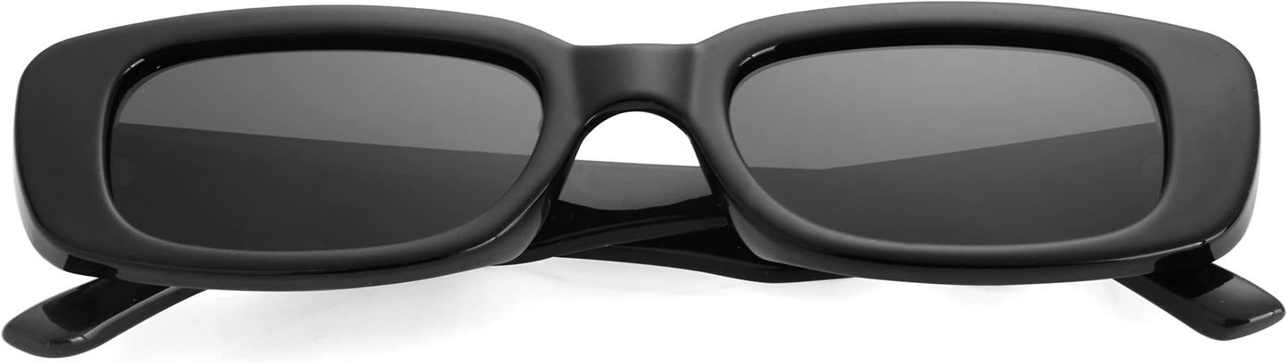 Kursan Small Rectangle Sunglasses for Women Men Square Frame Sun Glasses – 100% UV400 Protection