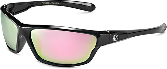 Nitrogen Polarized Wrap Around Sport Sunglasses for Men Women UV400 Driving Fishing Running Sun Glasses