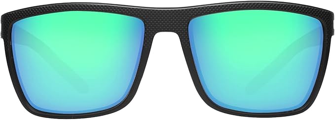 ZENOTTIC Polarized Sunglasses for Men Lightweight TR90 Frame UV400 Protection Square Sun Glasses