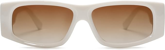 SOJOS Trendy Y2K Rectangle Polarized Sunglasses for Women Men Fashion Designer Rave Sunglasses SJ2228