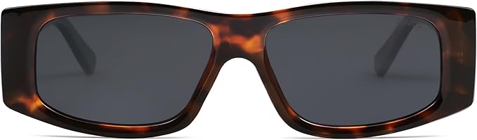 SOJOS Trendy Y2K Rectangle Polarized Sunglasses for Women Men Fashion Designer Rave Sunglasses SJ2228