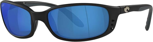 Costa Del Mar Sunglasses for Men - Brine Mens Polarized Sunglasses - Fishing, Boating & Beach UV Protection - Size 59-580P