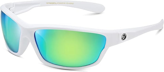 Nitrogen Polarized Wrap Around Sport Sunglasses for Men Women UV400 Driving Fishing Running Sun Glasses