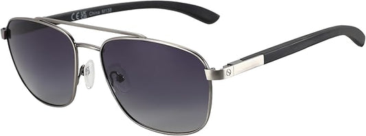 ZENOTTIC Aviator Wood Polarized Sunglasses for Men 100% UV Protection Fishing Driving Golf