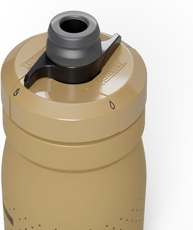 CamelBak Podium 15oz Bike Water Bottle - Easy Squeeze Bottle - Fits Most Bike Cages, Gold