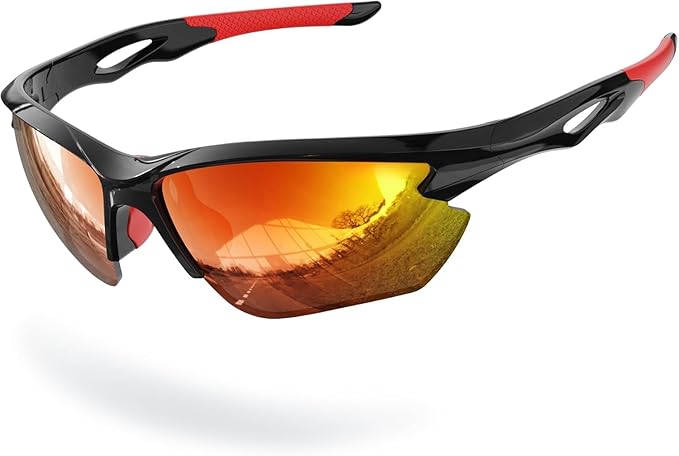 Polarized Sports Sunglasses for Men & Women Cycling Running UV Protection
