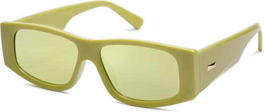 SOJOS Trendy Y2K Rectangle Polarized Sunglasses for Women Men Fashion Designer Rave Sunglasses SJ2228