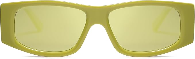 SOJOS Trendy Y2K Rectangle Polarized Sunglasses for Women Men Fashion Designer Rave Sunglasses SJ2228