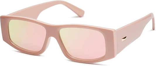 SOJOS Trendy Y2K Rectangle Polarized Sunglasses for Women Men Fashion Designer Rave Sunglasses SJ2228