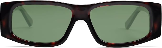 SOJOS Trendy Y2K Rectangle Polarized Sunglasses for Women Men Fashion Designer Rave Sunglasses SJ2228