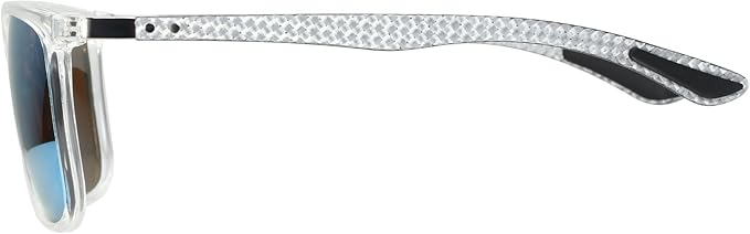 ZENOTTIC Square Polarized Sunglasses for Men Ultralight Carbon Fiber Sun Glasses Driving Fishing Golf Sports UV400 Protection