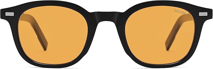 SOJOS Retro Square Sunglasses for Women Men Vintage Shades UV Protection Sunnies SJ2316