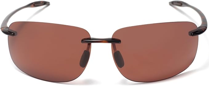 JULI Sports Sunglasses for Men Women Tr90 Rimless Frame for Running Fishing Golf Surf Driving MJ8009