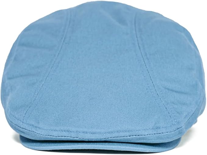 BOTVELA Men Cotton Twill Newsboy Flat Ivy Driving Hat Fitted Cap