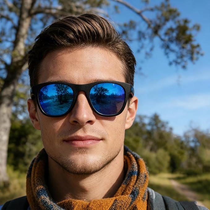 3 Pack Polarized Sunglasses for Men Women, Lightweight UV Protection Sports Sun Glasses for Driving Fishing Golf