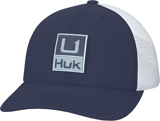 HUK Men's Trucker, Anti-Glare Snapback Fishing Hat