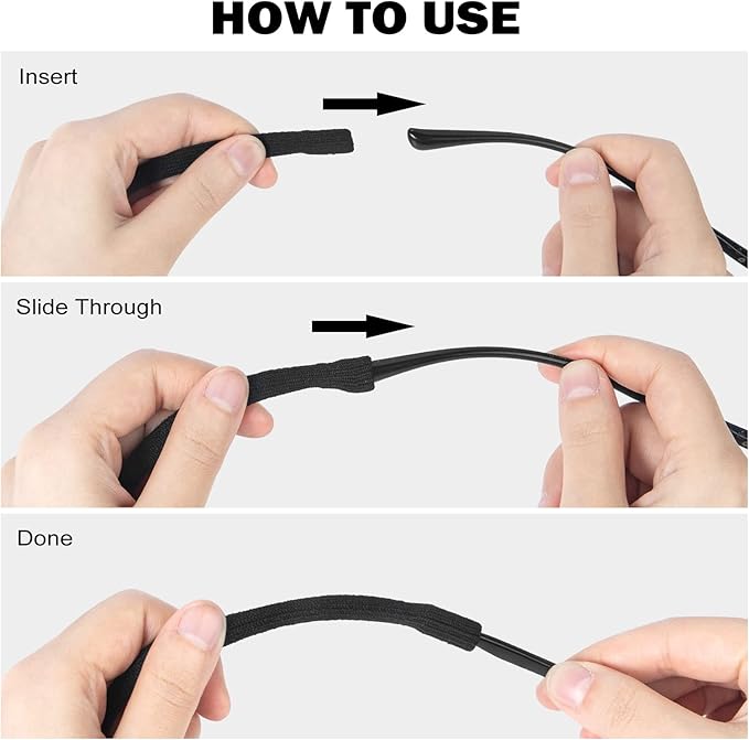 10 Pack Glasses Strap Adjustable Eyeglass Holder Around Neck Glasses Lanyard Eye Glasses String Sunglasses Strap Cord Eyewear Retainer for Men Women Sports Reading