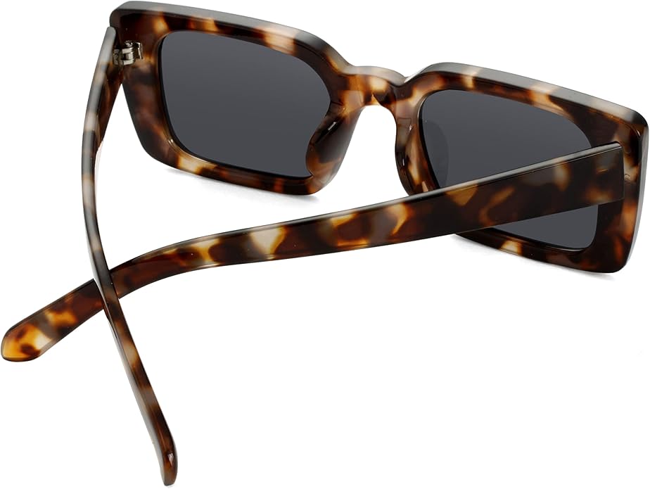 Onrtry Rectangle Sunglasses for Women Men Vintage Fashion Sun Glasses