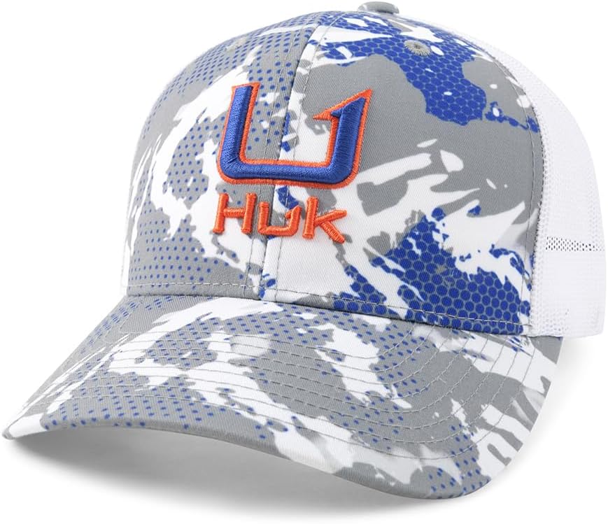 HUK Men's Trucker, Anti-Glare Snapback Fishing Hat