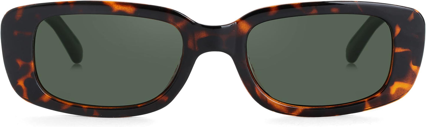 Kursan Small Rectangle Sunglasses for Women Men Square Frame Sun Glasses – 100% UV400 Protection