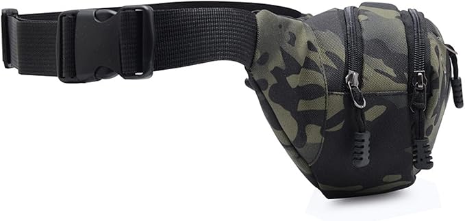 DAITET Crossbody Fanny Pack for Men&Women,Large Waist Bag & Hip Bum Bag with Adjustable Strap for Outdoors Workout Traveling Casual Running Hiking Cycling