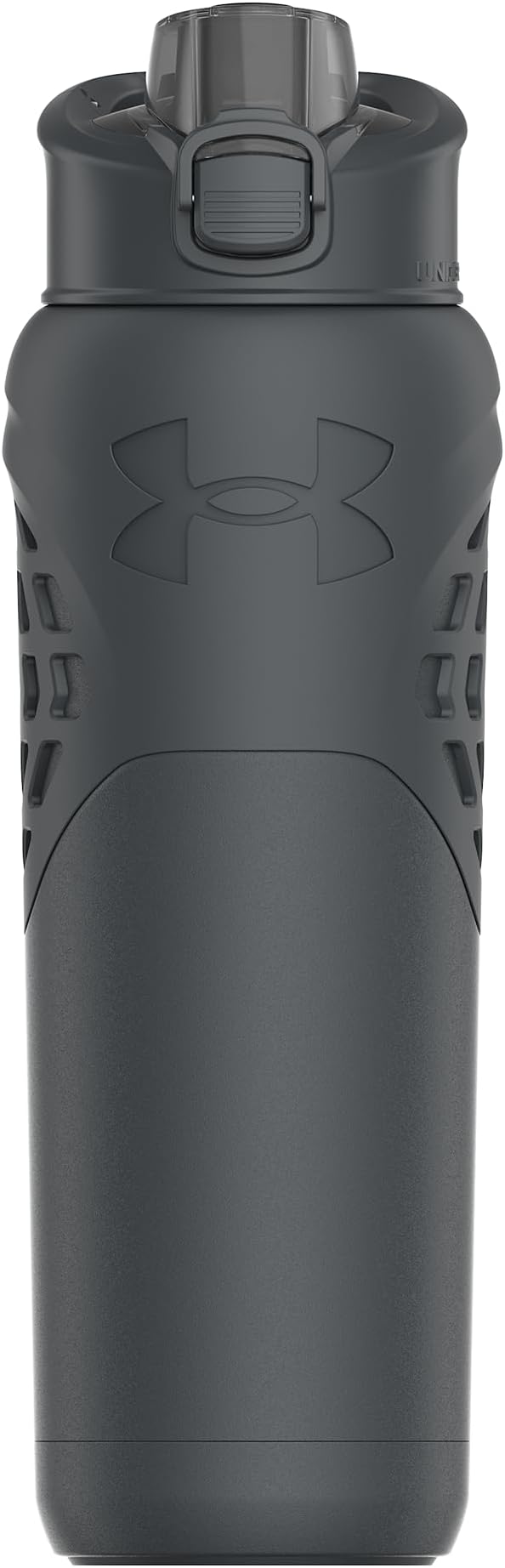Under Armour 24Oz Stainless Steel Water Bottle, Insulated, Carabiner Easy Carry Hook, Leak Proof, Kids & Adults, All Sports, Gym