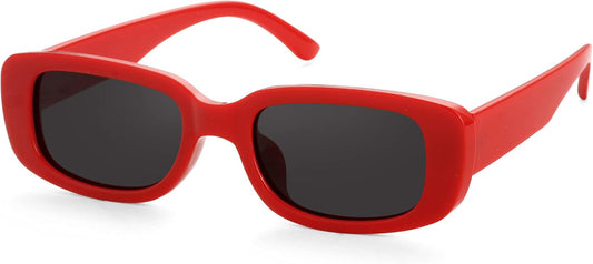 Kursan Small Rectangle Sunglasses for Women Men Square Frame Sun Glasses – 100% UV400 Protection