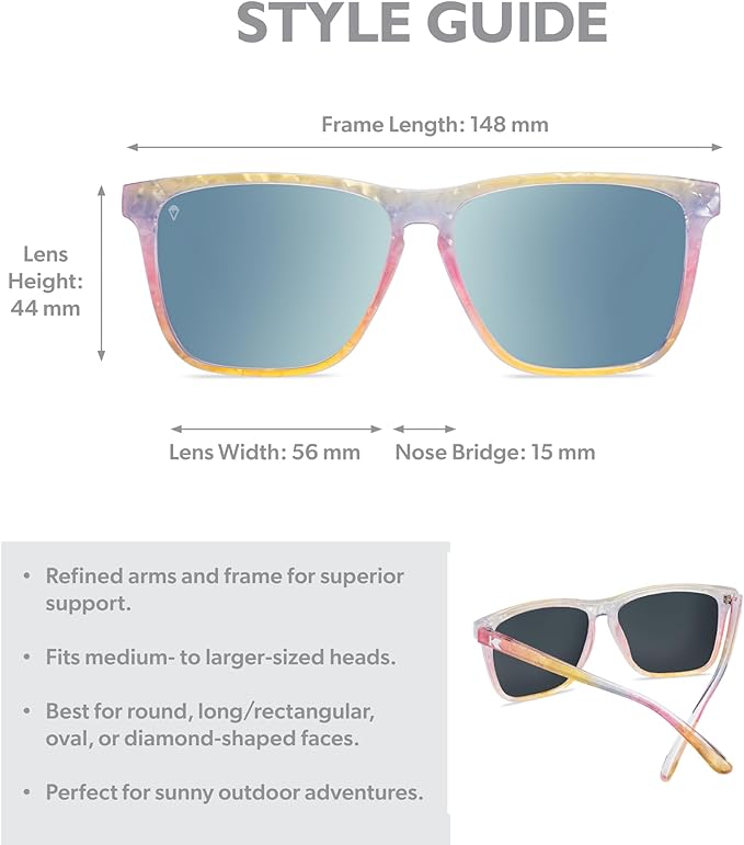 Knockaround Fast Lanes and Fast Lanes Sport Polarized Lightweight Sunglasses for Men & Women - UV400 Protection - Running