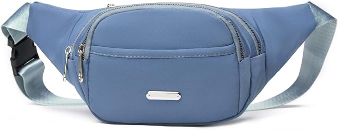 DAITET Crossbody Fanny Pack for Men&Women,Large Waist Bag & Hip Bum Bag with Adjustable Strap for Outdoors Workout Traveling Casual Running Hiking Cycling