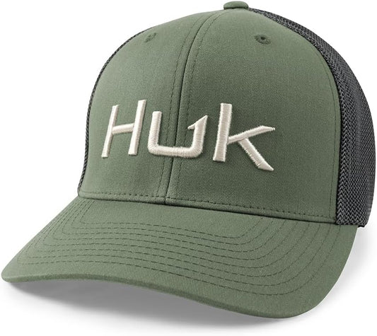 HUK Men's Trucker, Anti-Glare Snapback Fishing Hat