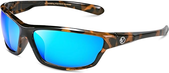 Nitrogen Polarized Wrap Around Sport Sunglasses for Men Women UV400 Driving Fishing Running Sun Glasses