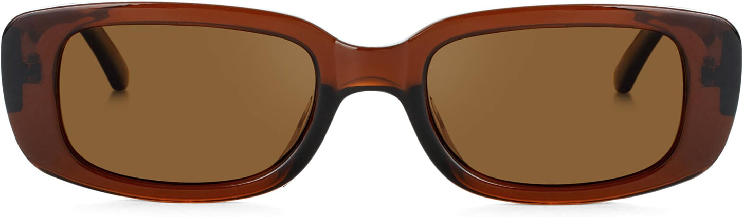 Kursan Small Rectangle Sunglasses for Women Men Square Frame Sun Glasses – 100% UV400 Protection