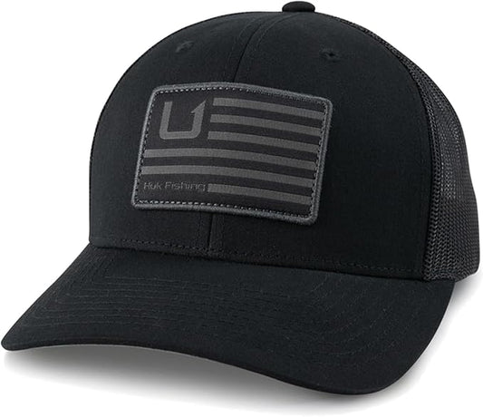HUK Men's Trucker, Anti-Glare Snapback Fishing Hat