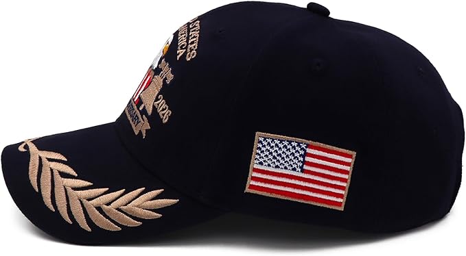 250 Anniversary USA Hat United States 250th Year American Anniversary Hat Patriotic Embroidered Baseball Caps for Men Women